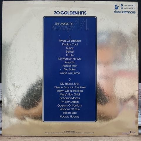 BONEY M - 20 GOLDEN HITS LP PLAK