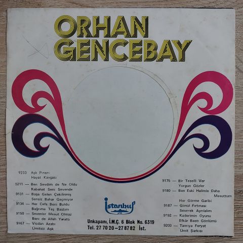 ORHAN GENCEBAY - KADERİMİN OYUNU 45LİK PLAK