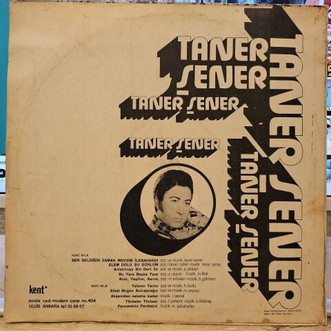 Taner Şener – Sen Geldiğin Zaman Mevsim İlkbahardı LP PLAK