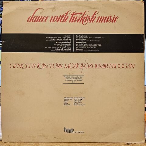 Özdemir Erdoğan – Gençler İçin Türk Müziği: Dance With Turkish Music LP PLAK...