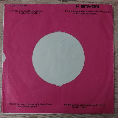 Edip Akbayram & Dostlar – Değmen Benim Gamlı Yaslı Gönlüme / Yakar İnceden İnceden 45LİK PLAK