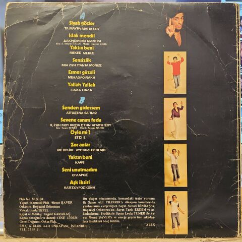Alex – Ta Mavra Matya Su LP PLAK