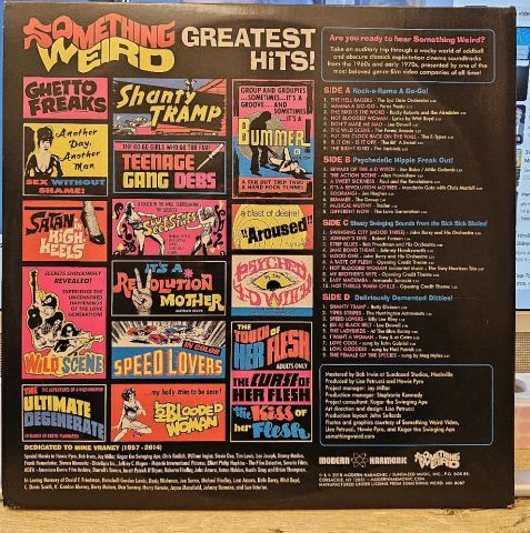 Various – Something Weird Greatest Hits! LP PLAK