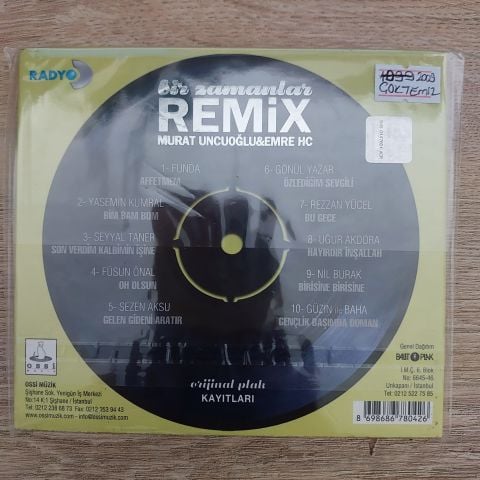 BİR ZAMANLAR REMİX CD