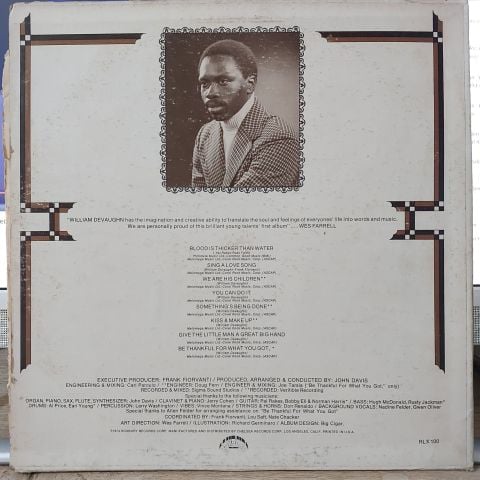 William DeVaughn – Be Thankful For What You Got LP PLAK