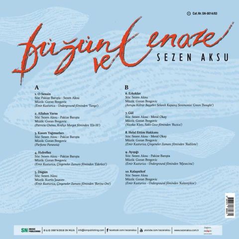 SEZEN AKSU - DÜĞÜN VE CENAZE LP PLAK