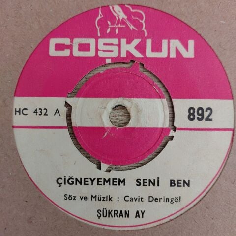 Şükran Ay – Çiğneyemem Seni Ben / Kim Derdi Ki Biz Ayrılacaktık 45LİK PLAK