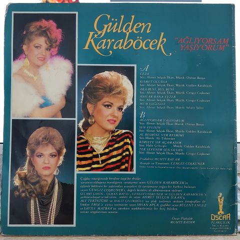 GÜLDEN KARABÖCEK - AĞLIYORSAM YAŞIYORUM LP PLAK