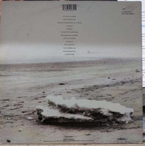 The Cure – Standing On A Beach · The Singles LP PLAK