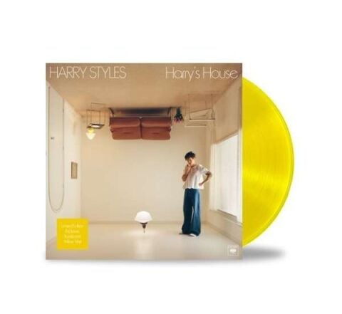 HARRY STYLES - HARRY HOUSE TRANSLUCENT YELLOW  LP PLAK