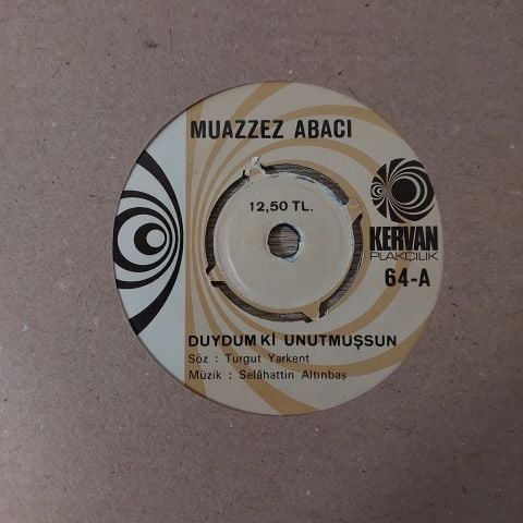 Muazzez Abacı – Duydum Ki Unutmuşsun / Silemezler Gönlümden 45LİK PLAK