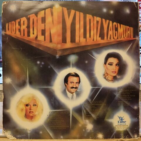 Selami Şahin, Gönül Akkor, Bülent Ersoy – Lider'den Yıldız Yağmuru LP PLAK