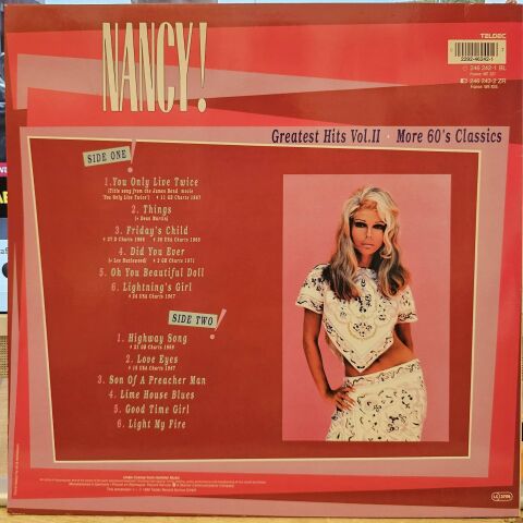 Nancy Sinatra With Lee Hazlewood And Dean Martin – Nancy! (Greatest Hits Vol.II) LP PLAK