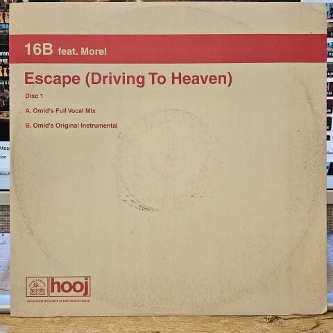 16B  Feat. Morel – Escape (Driving To Heaven) LP PLAK