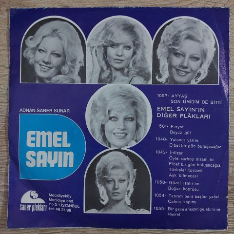 EMEL SAYIN - DOYAMADIM SANA 45LİK PLAK