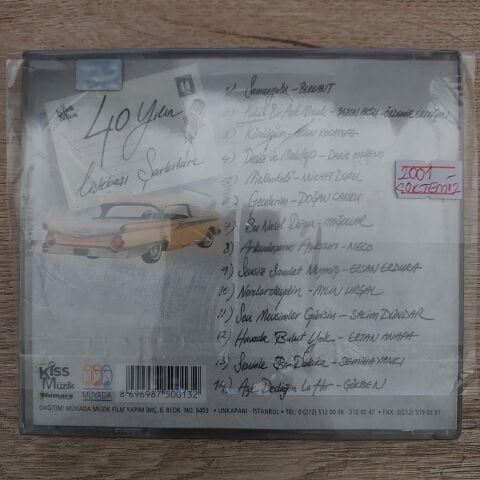40 YILIN LİSTE BAŞI ŞARKILARI CD