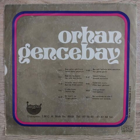 ORHAN GENCEBAY - HOR GÖRME GARİBİ 45LİK PLAK