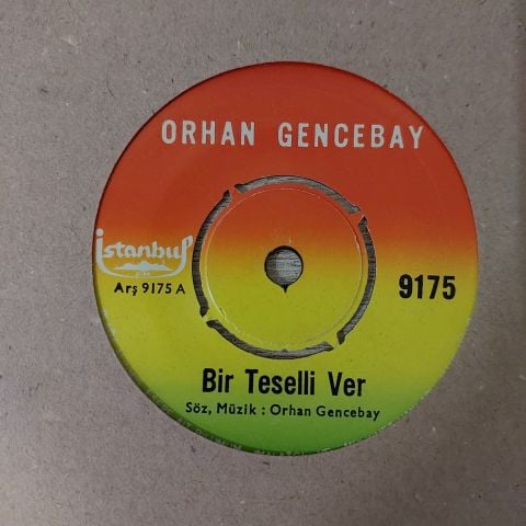 Orhan Gencebay – Bir Teselli Ver 45LİK PLAK