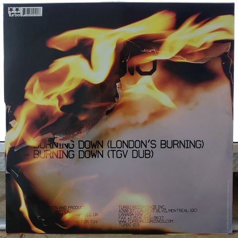 Tiga – Burning Down LP PLAK