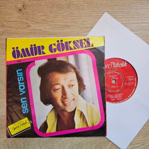 Ömür Göksel – İçki - Sigara / Sen Varsın 45LİK PLAK