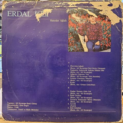 Erdal İçli – Hatıralar Ağladı LP PLAK