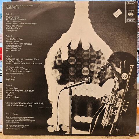 Louis Armstrong – This Is Louis Armstrong - Satchmo '70 - Happy Birthday! LP PLAK