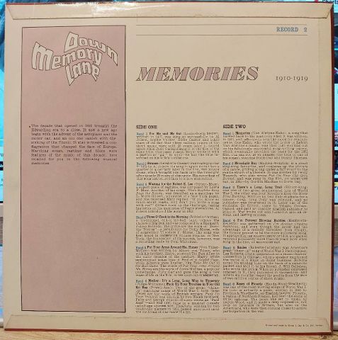 Various – Down Memory Lane 2 LP PLAK
