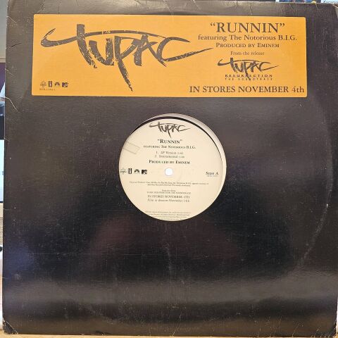 Tupac Featuring The Notorious B.I.G. – Runnin LP PLAK