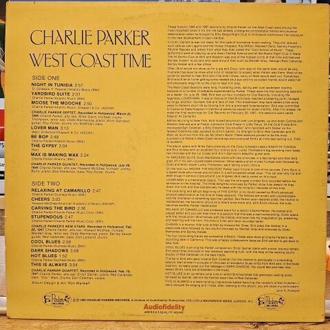 Charlie Parker – West Coast Time LP PLAK
