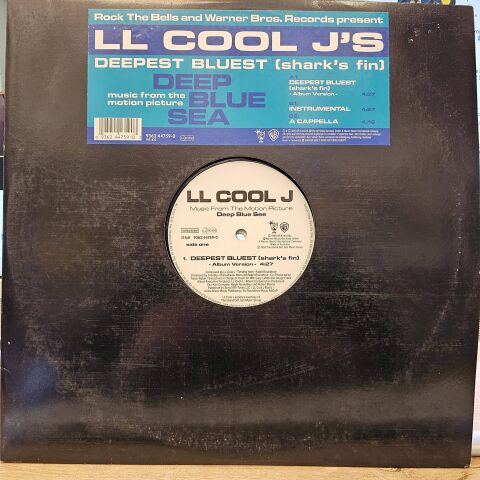 LL Cool J – Deepest Bluest (Shark's Fin) Music From The Motion Picture ''Deep Blue Sea'' LP PLAK