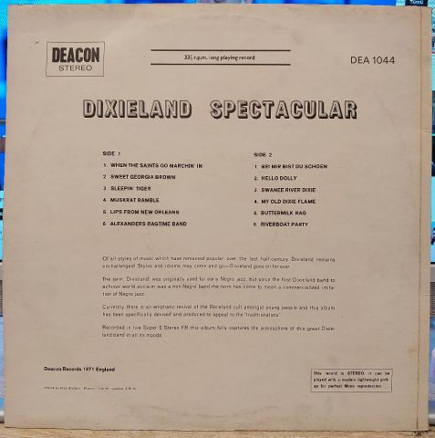 Unknown Artist – Dixieland Spectacular LP PLAK