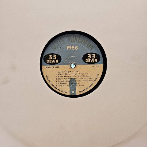 Various – 1966 Altın Mikrofon LP PLAK