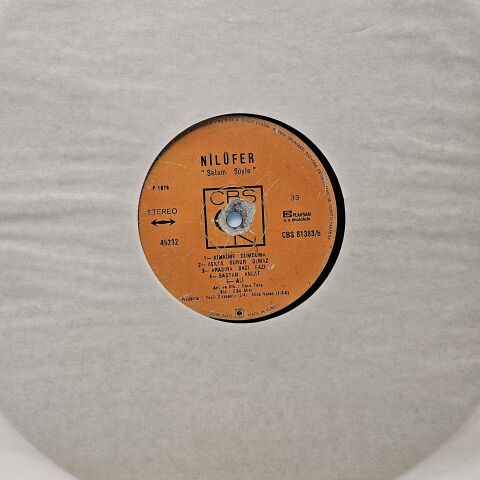 Nilüfer – Selam Söyle LP PLAK