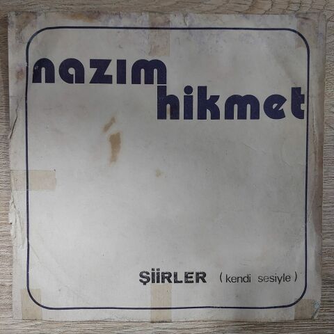 NAZIM HİKMET - KENDİ SESİYLE ŞİİRLER 45LİK PLAK