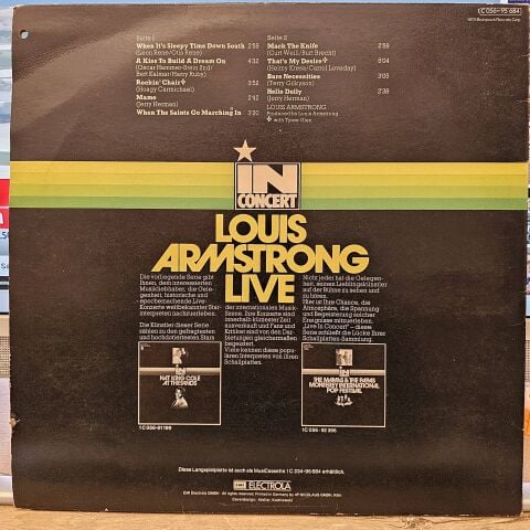 Louis Armstrong – Live LP PLAK