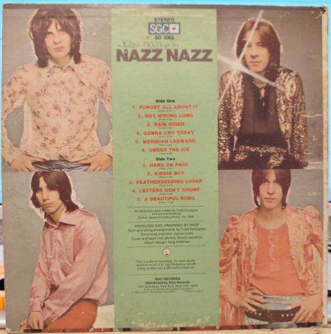 Nazz – Nazz Nazz LP PLAK (RENKLİ PLAK KIRMIZI)
