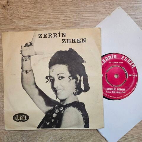 Zerrin Zeren – Karanlık Dünyam / Vız Gelir Dünya 45LİK PLAK