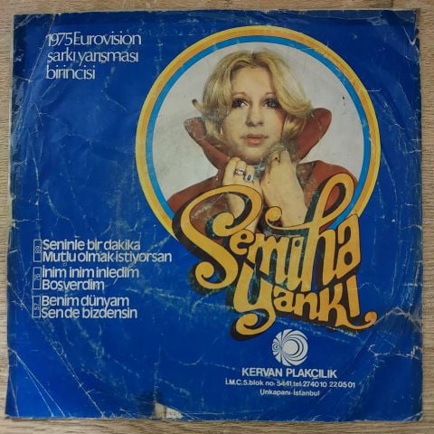 Semiha Yankı – Seninle Bir Dakika / Mutlu Olmak İstiyorsan 45LİK PLAK