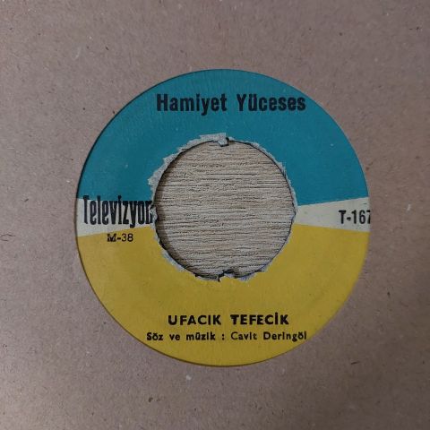 Hamiyet Yüceses – Siyah Gözler / Ufacık Tefecik 45LİK PLAK