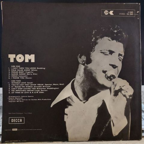 Tom Jones – Tom LP PLAK