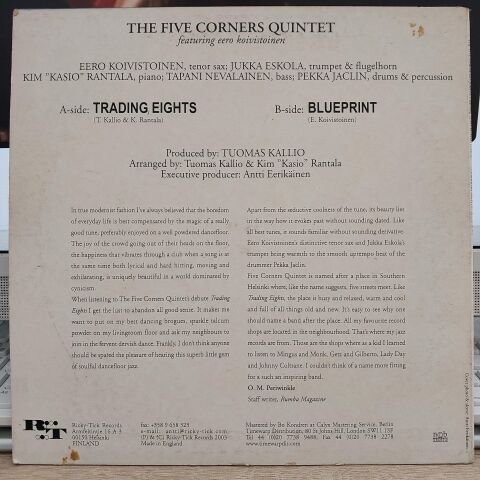 The Five Corners Quintet – Trading Eights LP PLAK 10 İNÇ