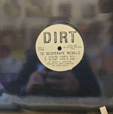 72 Desperate Rebels - Seizure album cover More images LP PLAK