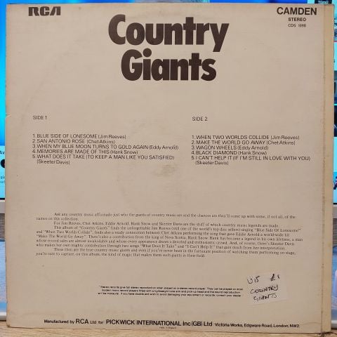 Various – Country Giants LP PLAK