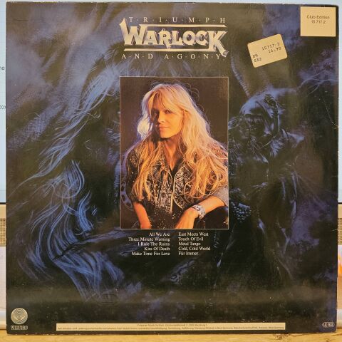 Warlock – Triumph And Agony LP PLAK