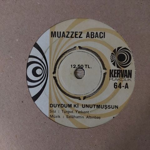 Muazzez Abacı – Duydum Ki Unutmuşsun / Silemezler Gönlümden 45LİK PLAK