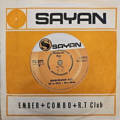 Barış Manço – Bin Boğanın Kızı 45LİK PLAK