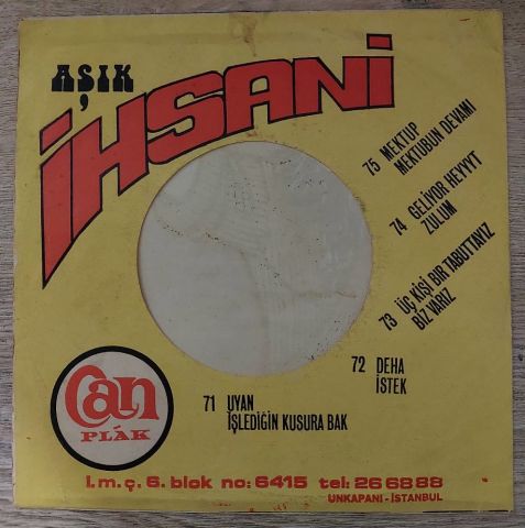 Aşık İhsani – Mektup 45LİK PLAK