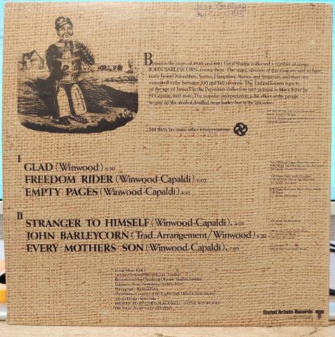 Traffic – John Barleycorn Must Die LP PLAK