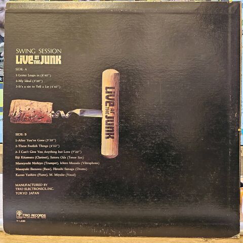 Swing Session – Live At The Junk LP PLAK