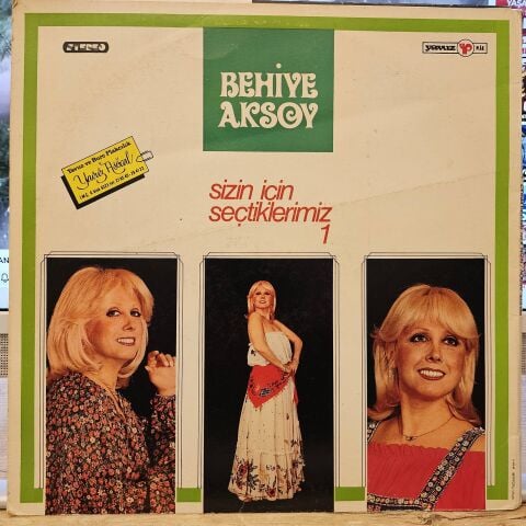 Behiye Aksoy – Sizin İçin Seçtiklerimiz 1 LP PLAK